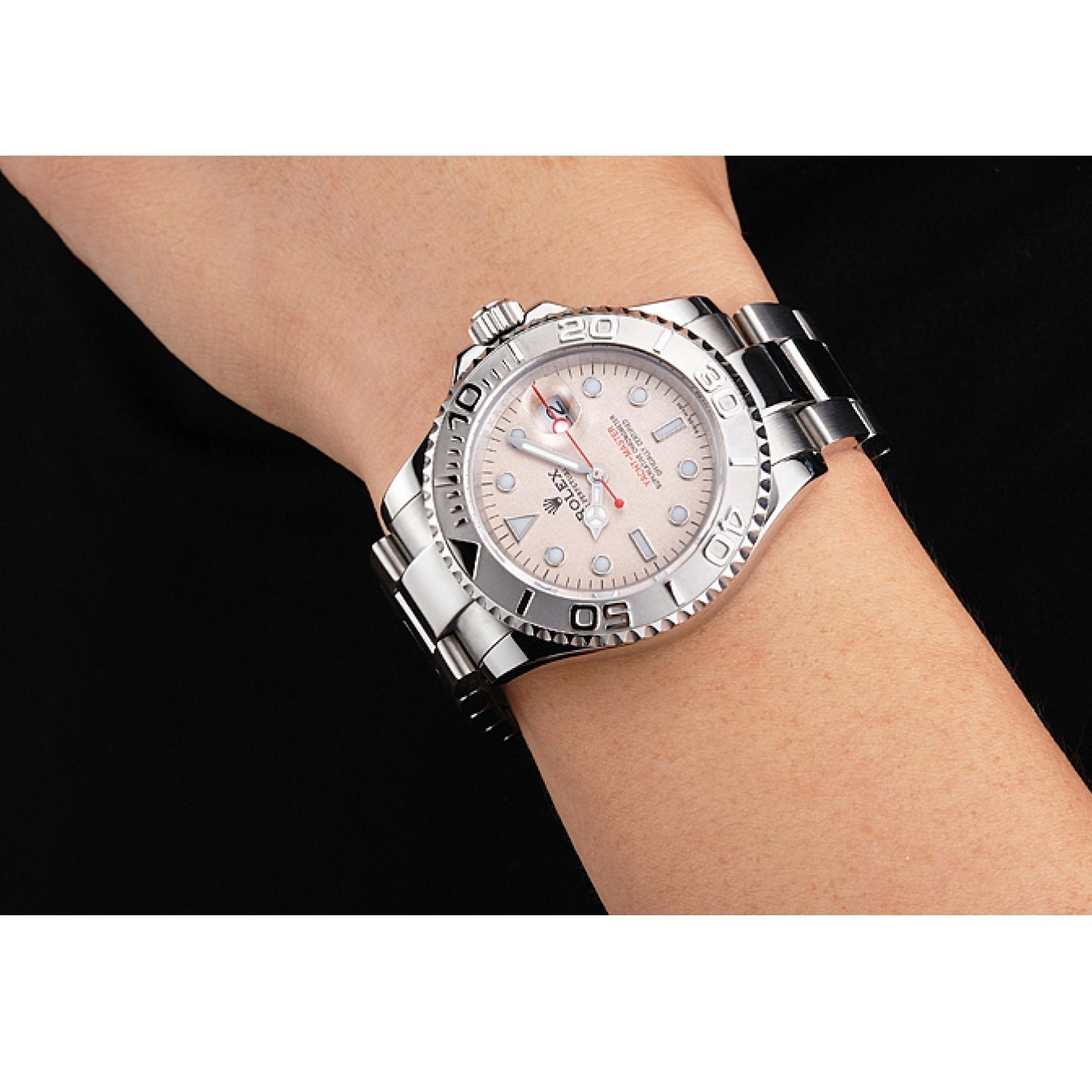 MiroTime 0808 Swiss Rolex Yacht-Master Champagne Dial Stainless Steel Case And Bracelet